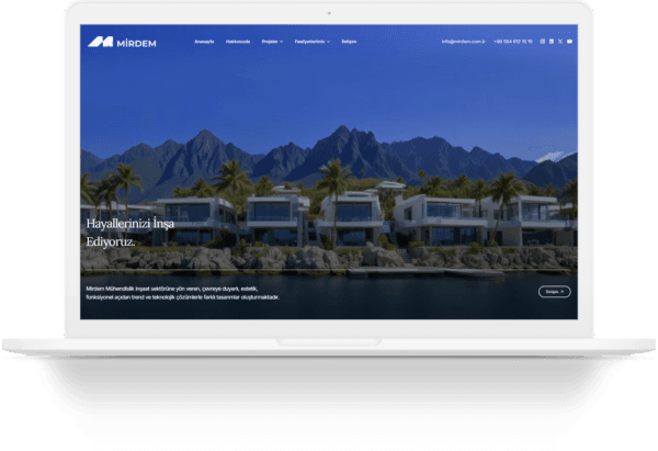 Mirdem Mühendislik 2 mirdem muhendislik web sitesi tasarimi