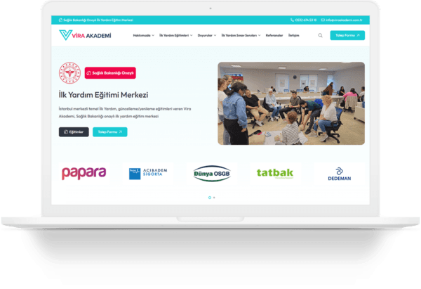 Vira Akademi 1 vira akademi wordpress web sitesi tasarimi 1